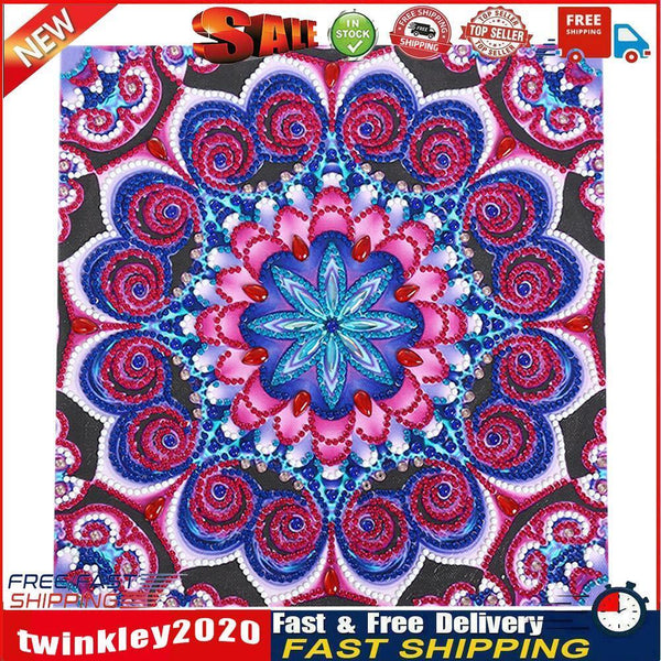 5D DIY Part Special Shaped Drill Diamond Painting Luminous Flowers (DZ551) Newly