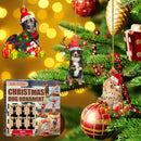 6pcs Dog Pendant Christmas Decorations Xmas Tree Pendant DIY Crafts Random