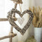 Wicker Heart Wreath Shabby Wall Hanging Wedding Birthday I1A9 Decor Party A4A5