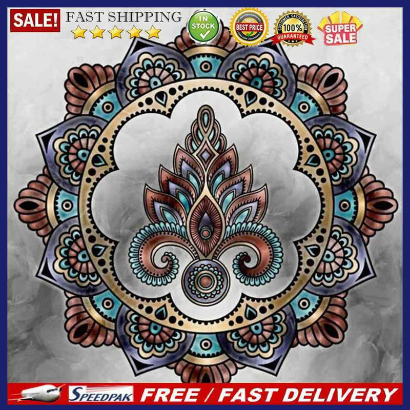 Abstract Mandala Oil Paint By Numbers Kit DIY Acrylic Painting Wall Art Picture