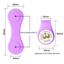 Golf Hat Clip Magnetic Golf Ball Marker for Position Calibrating (Purple)