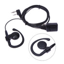 2-Pin PTT Mic Earphone Headphone for Baofeng Kenwood Puxing Wouxun Radio