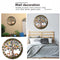 Iron Wall Sculptures-Metal Round Wall Decor with Tree Deer Fox Home Decor Newly