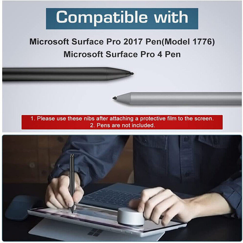 3pcs Pen Tips Stylus Replacement Kit HB 2H H for Microsoft Surface Pro 7 6 Newly