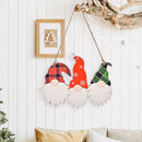 Accessories Sign Gnome Wood Door Hanger Hanging Sign Christmas Door Decoration
