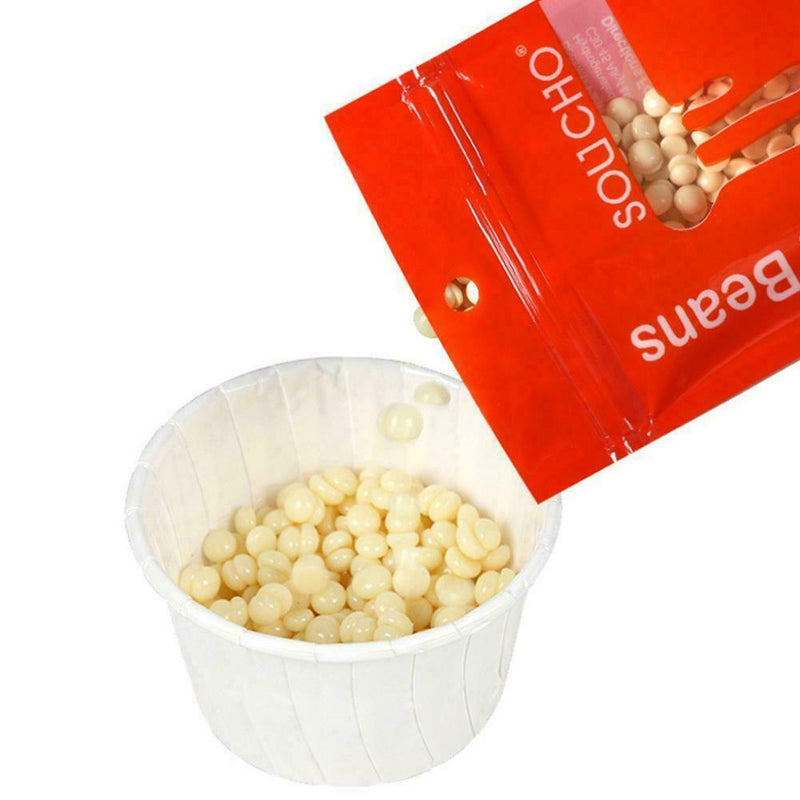 Paper Free Nose Hair Wax Bean Cleaning Wax Kit 50g Kit Wax Supplies Hot H0X3