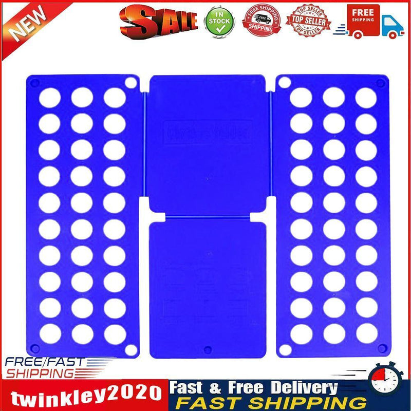 Laundry Folding Board Kids Adjustable Clothes Holder Organzier (Blue) Newly