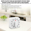 Kitchen Timer Egg&Square Shaped Kitchen Cooking Timer U7A5 Mechanical Alarm N6Q6