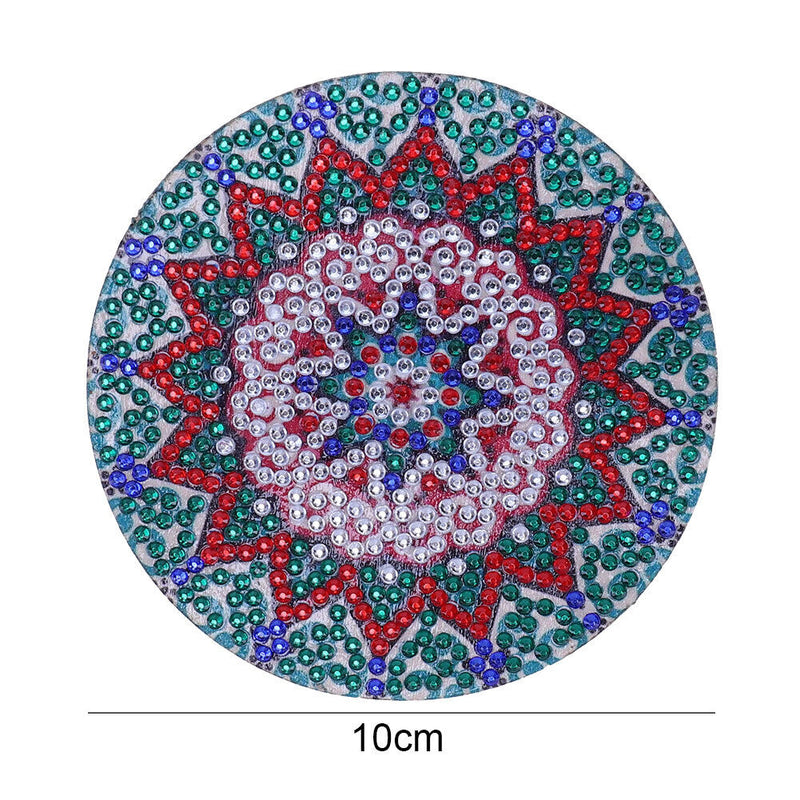 DIY Diamond Painting Mandala Round Coaster Cup Table Placemat (AA1059-4)