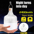 USB Rechargeable LED Lamp Bulbs Emergency Light Portable Hook Up Camping Bulb&