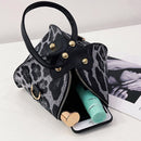 Multifunctional Luxury Messenger Bag Leopard Print Handbag Shoulder Bag