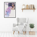 Butterfly Elk Coloring Picture Acrylic Paints Set Frameless Painting By Numbers