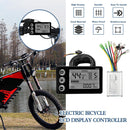 36V-48V Electric Bicycle E-bike Scooter Brushless Speed Controller w/LCD Display