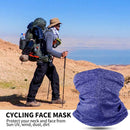 2pcs/set Solid Color Sports Neck Tube Face Cover Outdoor Cycling Anti-dust Sc