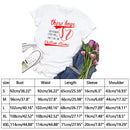 Independence Day Print Baseball Letter T-Shirt (White L)