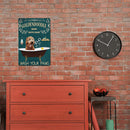 Metal Tin Sign Plaque Dog Animal Home Decor Living Room Iron Art Posters