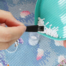 #A Diamond Painting Tool Brush Glue Coated Drill Cleaning Brushes Accessories