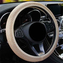 Auto Steering Wheel Cover Breathable Anti Slip Car Elastic Net Fabric Fish B6H9