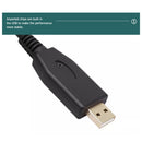 USB Microphone Cable USB Male to 3-Pin XLR Female Audio Cable Adapter (2m) Newly