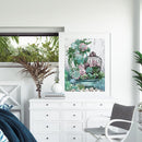 Succulent Partial Oil Paint By Numbers DIY Handpainted on Canvas Wall Art