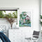 Succulent Partial Oil Paint By Numbers DIY Handpainted on Canvas Wall Art