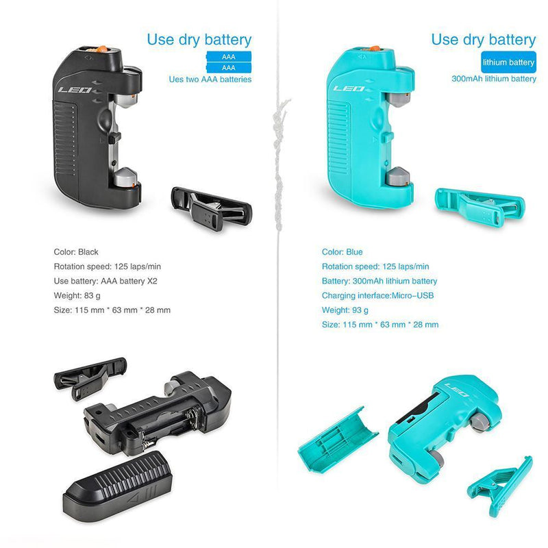 Electric Knot Knotting Machine Fishing Hook Animal Line Winder Tool (Battery)