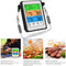 Digital Wireless 2 Dual Probe Meat Thermometer Cooker Kitchen Oven Grill Cookin`