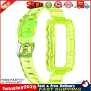 TPU Transparent Strap for HUAWEI HONOR Band 6 Soft Wristband Belt (Yellow) Newly