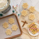 Chocolate Biscuit Mold Cookie Cutter Christmas Snowflake Cookie Embosser Mold