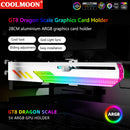 COOLMOON GT8 Horizontal GPU Support 5V ARGB Bracket Video Card Stand GPU Ho