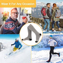 2pcs Adjustable Winter Electric Heating Socks Foot Warmer Stockings (Grey)