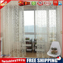 Yarn Window Tulle Curtains Window Voile Curtains for Living Room (White