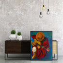 Frameless Oil Paint By Numbers Guitar Singer DIY Canvas Picture Craft Kit