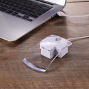USB 2.0 Wired Optical LED Light-up Transparent Colour Mouse