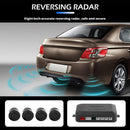 4 Sensors LED Display Car Parking Sensor Kit Backup Reverse Radar Monitor System