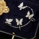 Men Jewelry Party Rhinestones Ear Cuff Ear Wrap Tragus Earrings Non Piercing