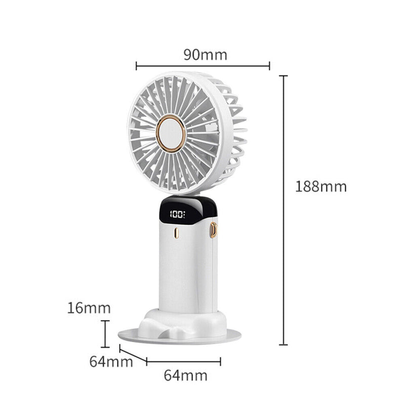 #A Portable Handheld Fan Hanging Neck Home Office Desktop Summer Air Cooling Fan