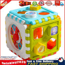 Toddler Plastic Activity Cube Shape Number Sorting Toys Building Blocks Newly