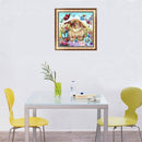 Rabbit 5D DIY Round Diamond Painting Cross Stitch Mosaic Home Decor Gift Newly