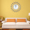 Large Wall Clock Luxury Peacock Diamond Wall Clocks Metal Living Room Digital Needle Wall