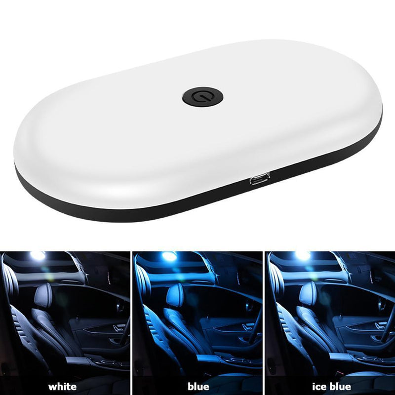 USB Rechargeable Light Auto Interior Roof Dome LED Reading Lamp Night Light