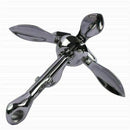 Dinghy Folding Stainless Steel Universal Kayak Grapnel Anchor Marine Canoe Boat