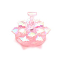 Acrylic Lotus shape Palette Tool Nails Polish Practice Nail Art Display Stand