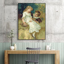 Painting By Numbers DIY Happy Kids Together Hand Painted Artwork Picture Cr