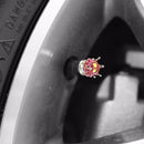 Diamond-Encrusted Crown Auto Valve Caps Universal Car Wheel Tire Valve Cover Cap