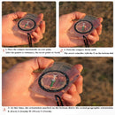 Tool Hiking Camping Compass Outdoor Compass Ruler Baseplate Measure Ruler