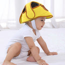Soft Baby Anti Fall Head Protection Cap Adjustable Safety Helmet (Yellow) Newly
