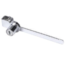 Window Glass Case Lock Hasps Slider Bar with Key for Mobile Showca