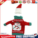 Festive Plush Snowmen Wine Bottle Cover Bag Banquet Christmas(Snowman)