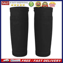 1 Pair Soccer Protective Socks Shin Pads Shin Guard with Pocket (Black L)